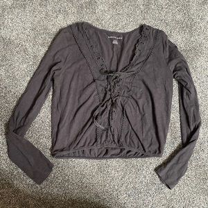 Cute longsleeve-shirt grey